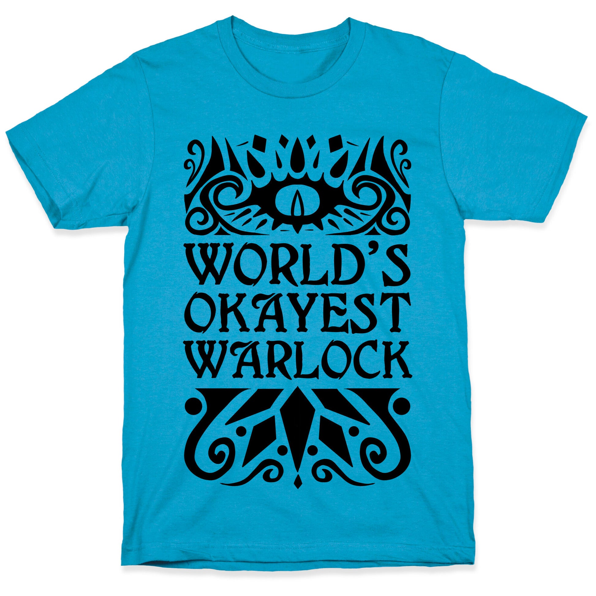 World's Okayest Warlock Unisex Triblend Tee