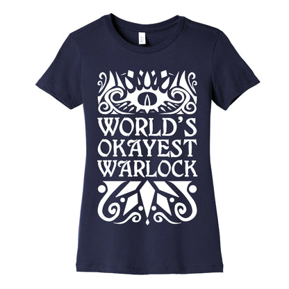 World's Okayest Warlock Women's Cotton Tee