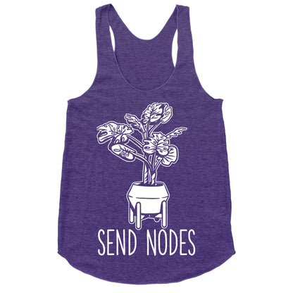 Send Nodes Monstera Racerback Tank