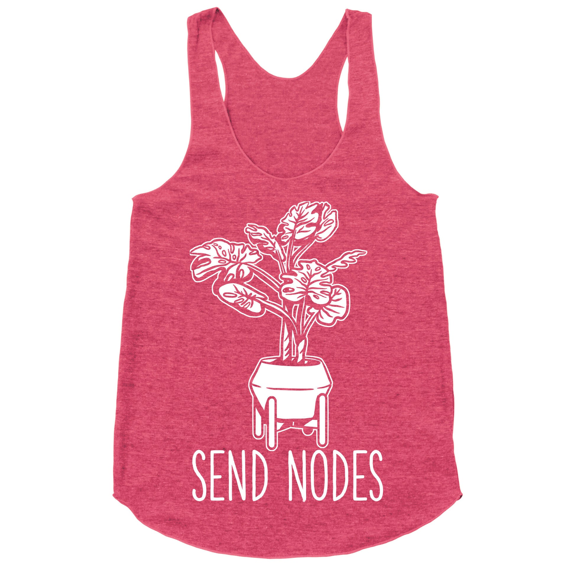 Send Nodes Monstera Racerback Tank