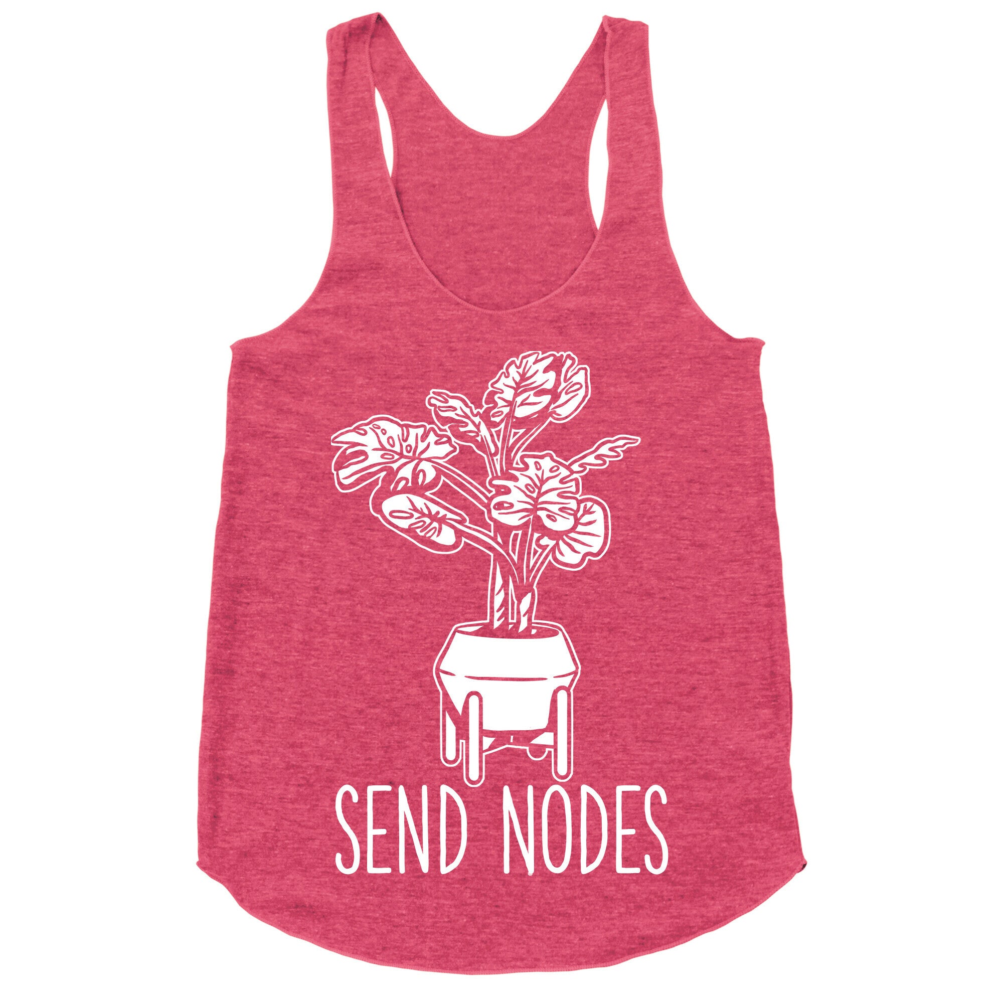 Send Nodes Monstera Racerback Tank
