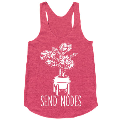 Send Nodes Monstera Racerback Tank