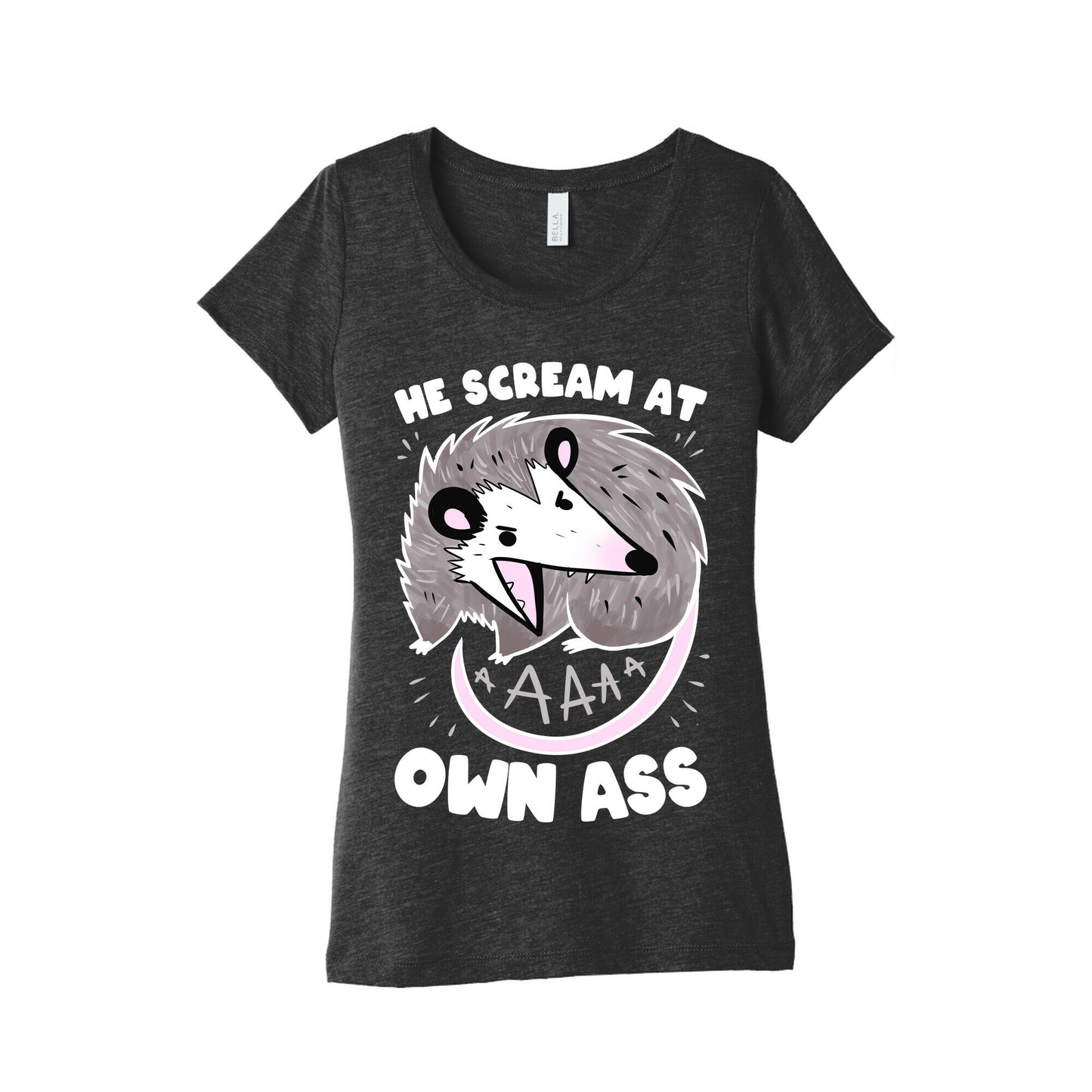 He Scream At Own Ass Women's Triblend Tee