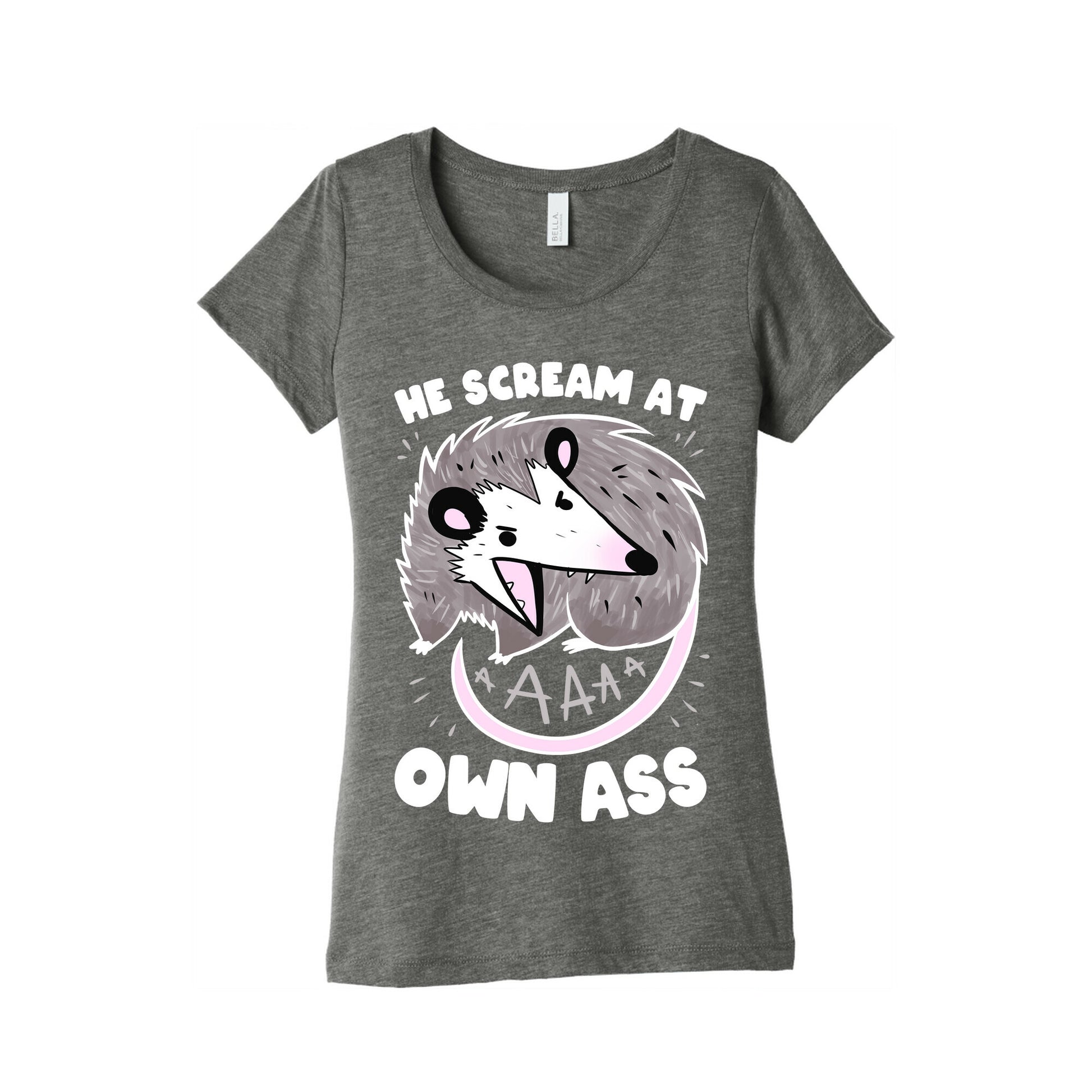 He Scream At Own Ass Women's Triblend Tee