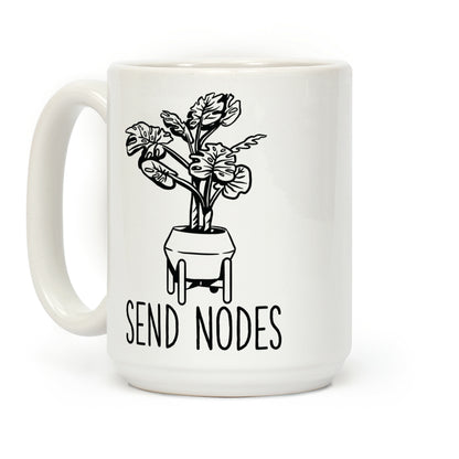 Send Nodes Monstera Coffee Mug