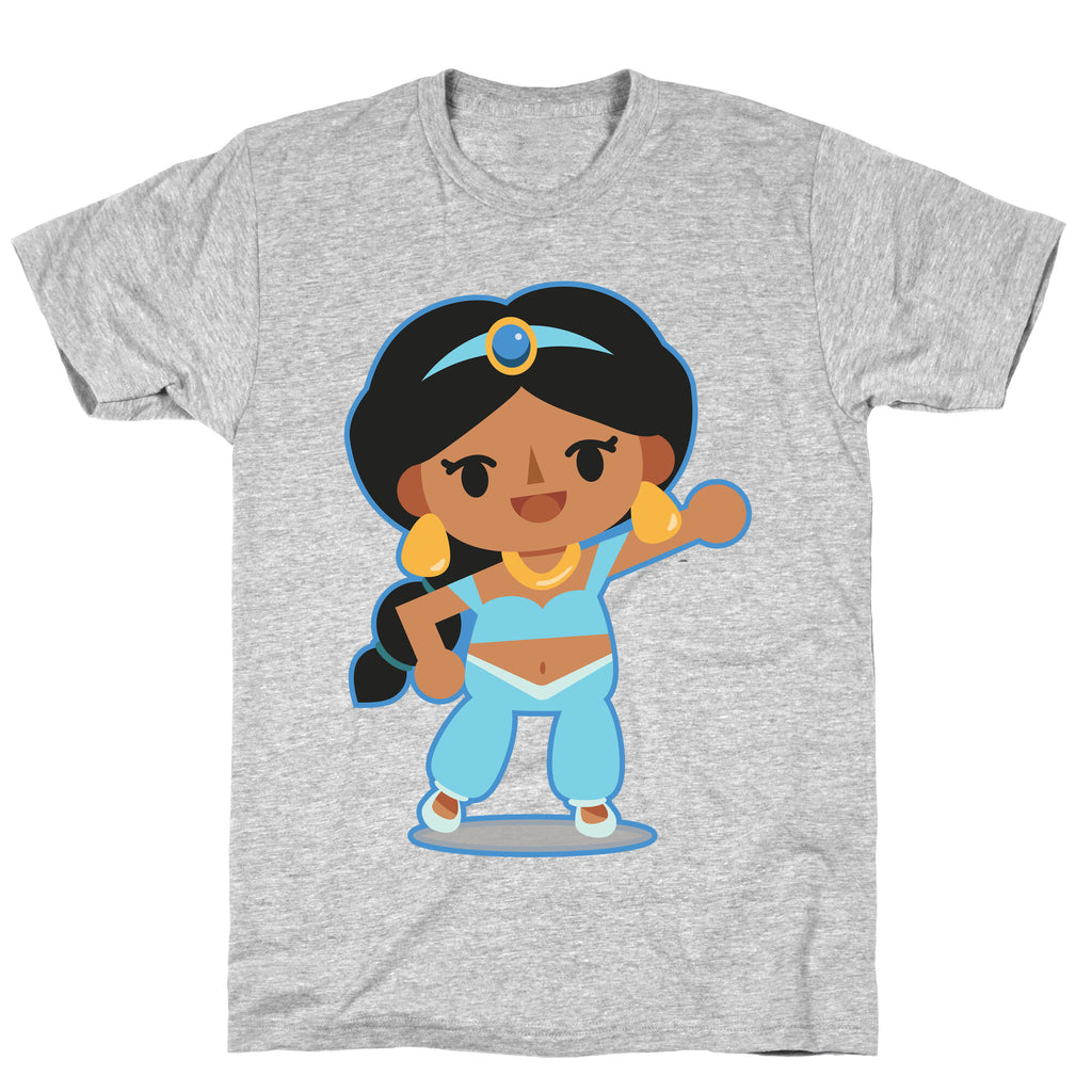 Princess Crossing Jasmine Parody Blue T-Shirt