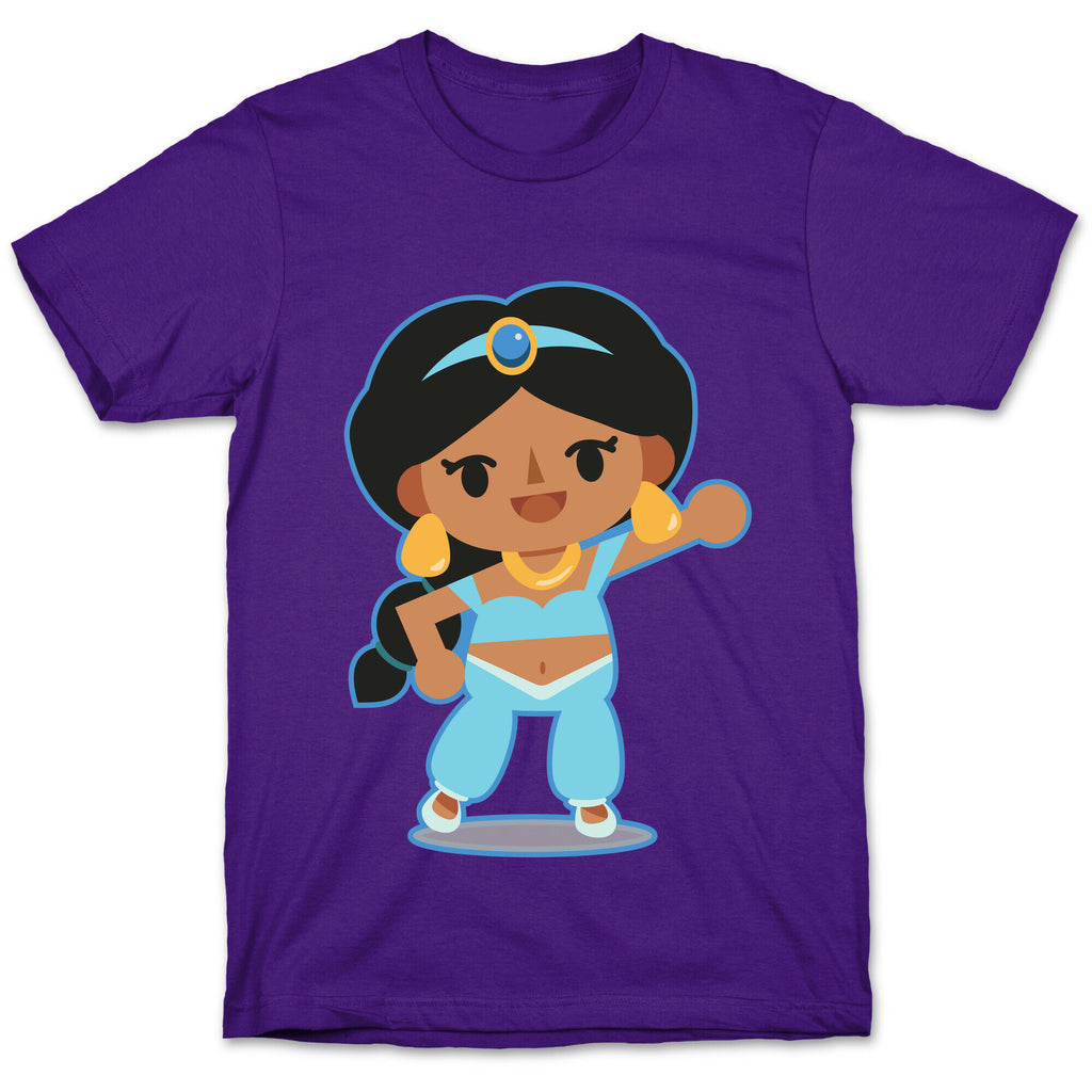 Princess Crossing Jasmine Parody Blue T-Shirt