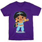 Princess Crossing Jasmine Parody Blue T-Shirt