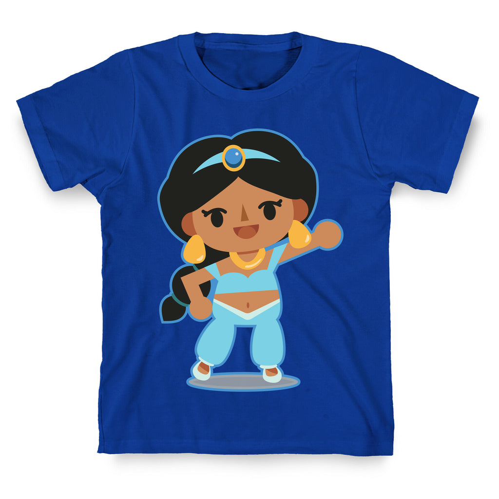Princess Crossing Jasmine Parody Blue T-Shirt