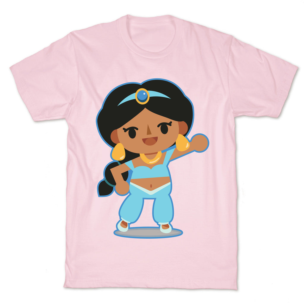 Princess Crossing Jasmine Parody Blue T-Shirt