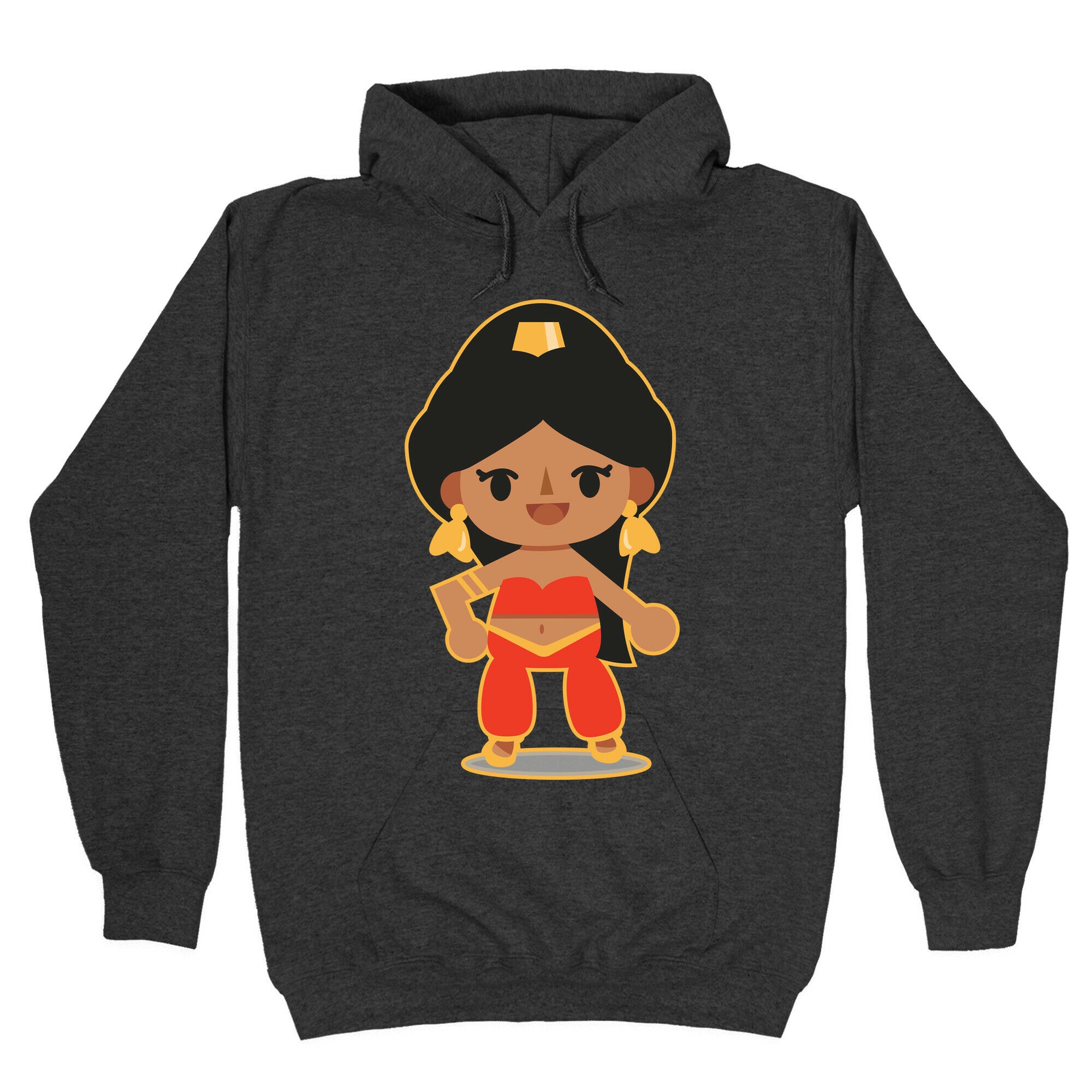 Princess Crossing Jasmine Parody Red Hoodie