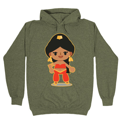 Princess Crossing Jasmine Parody Red Hoodie