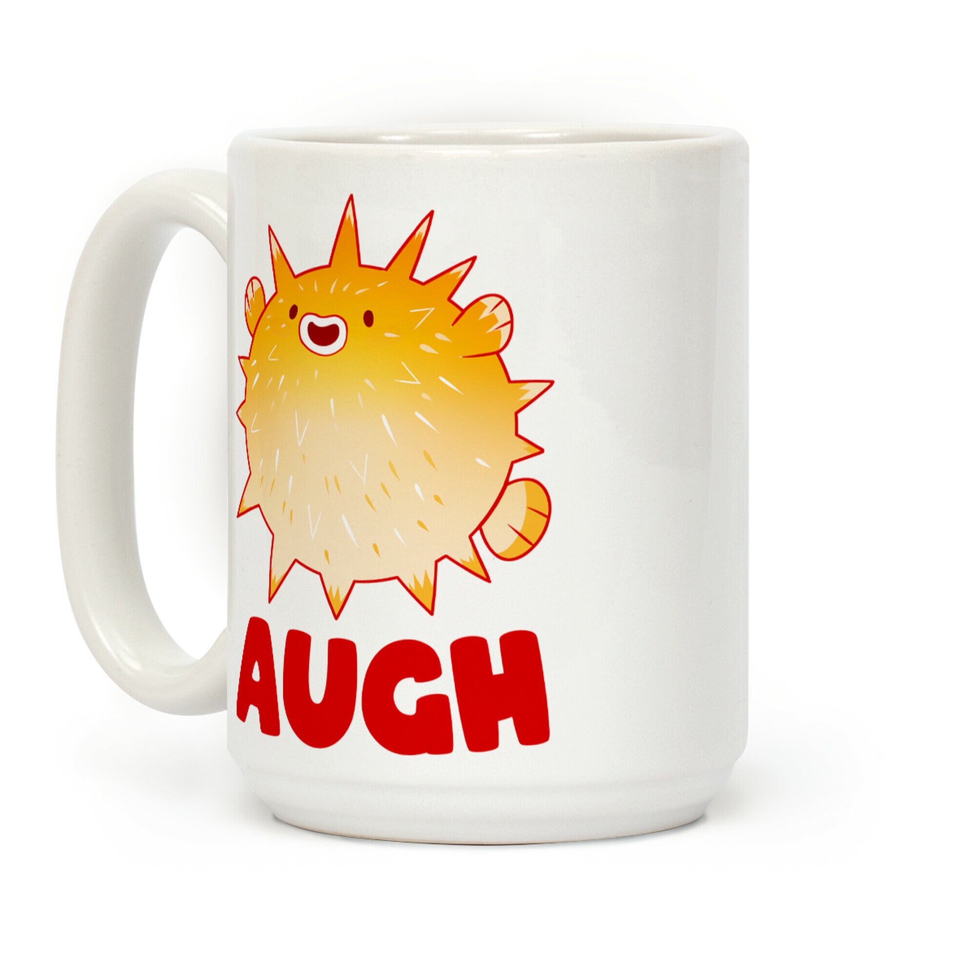 Augh Pufferfish Coffee Mug
