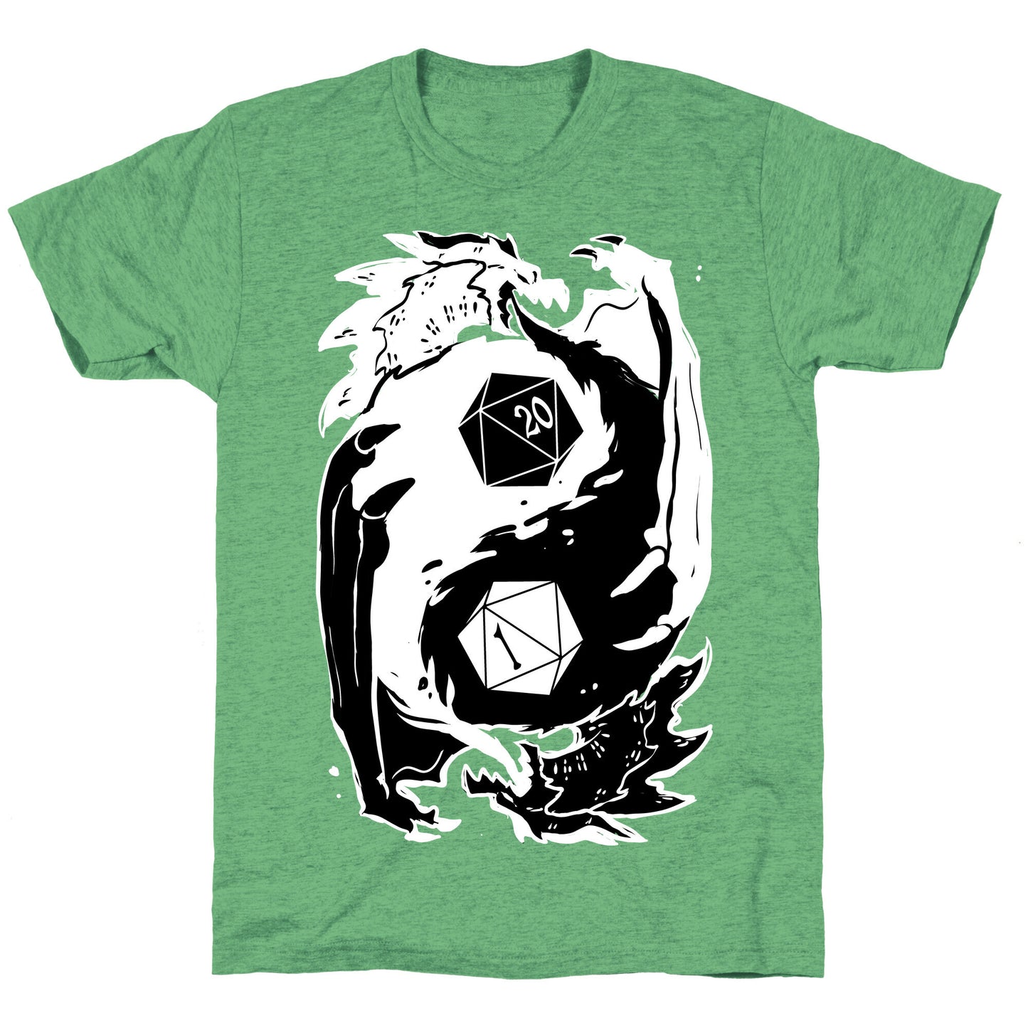 Dungeons and Dragons Yin Yang Unisex Triblend Tee