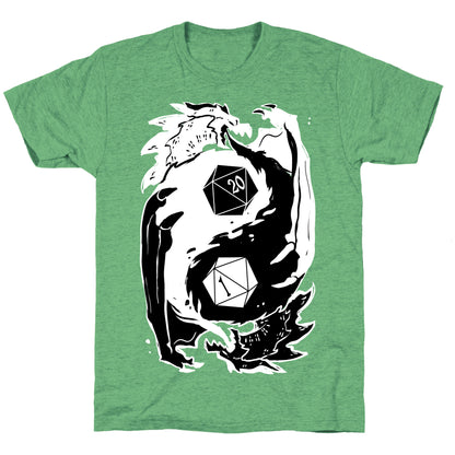 Dungeons and Dragons Yin Yang Unisex Triblend Tee