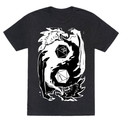 Dungeons and Dragons Yin Yang Unisex Triblend Tee