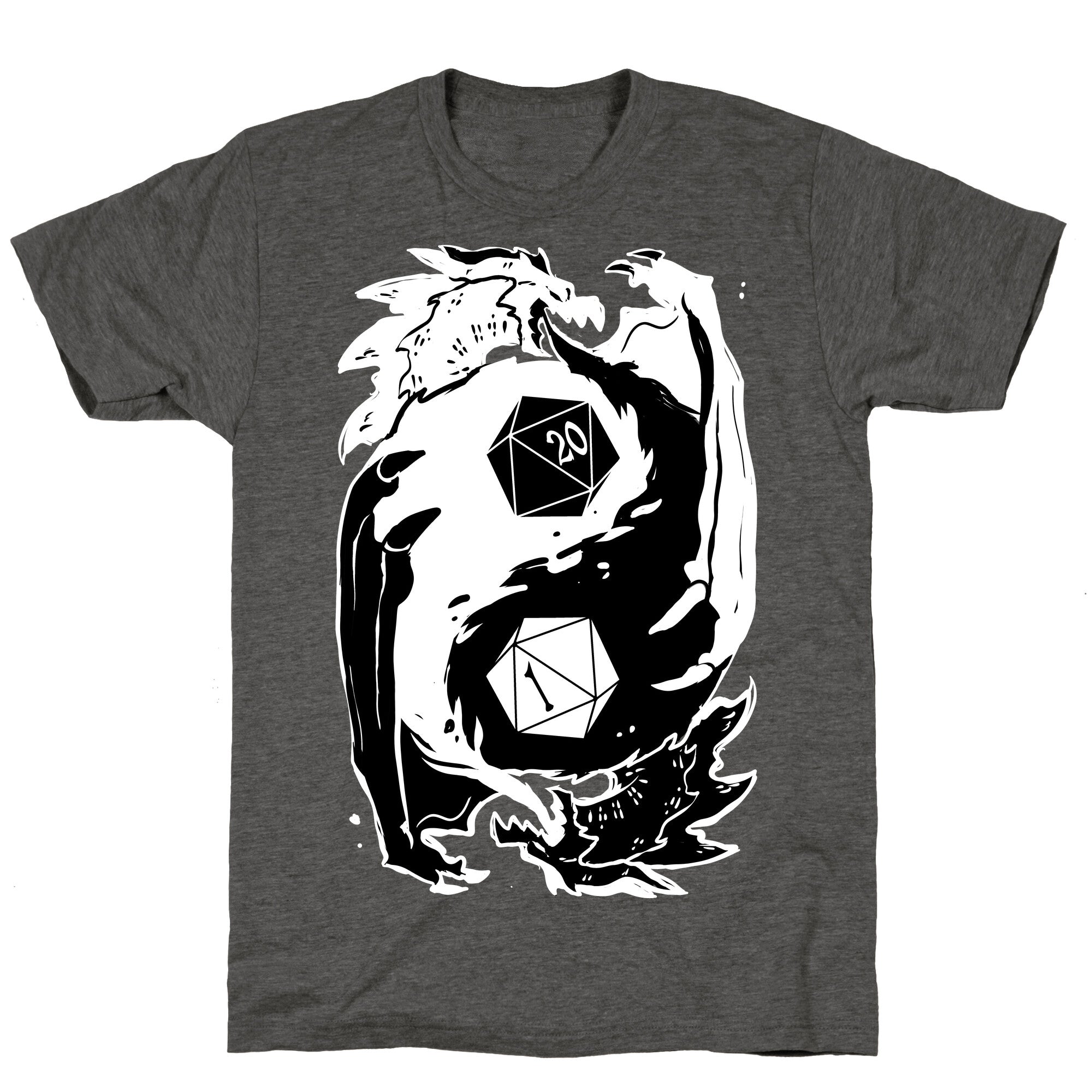 Dungeons and Dragons Yin Yang Unisex Triblend Tee