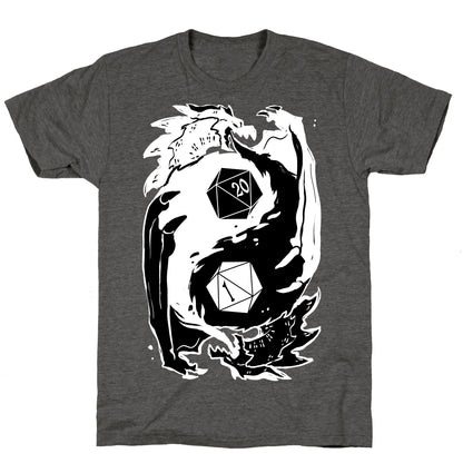 Dungeons and Dragons Yin Yang Unisex Triblend Tee