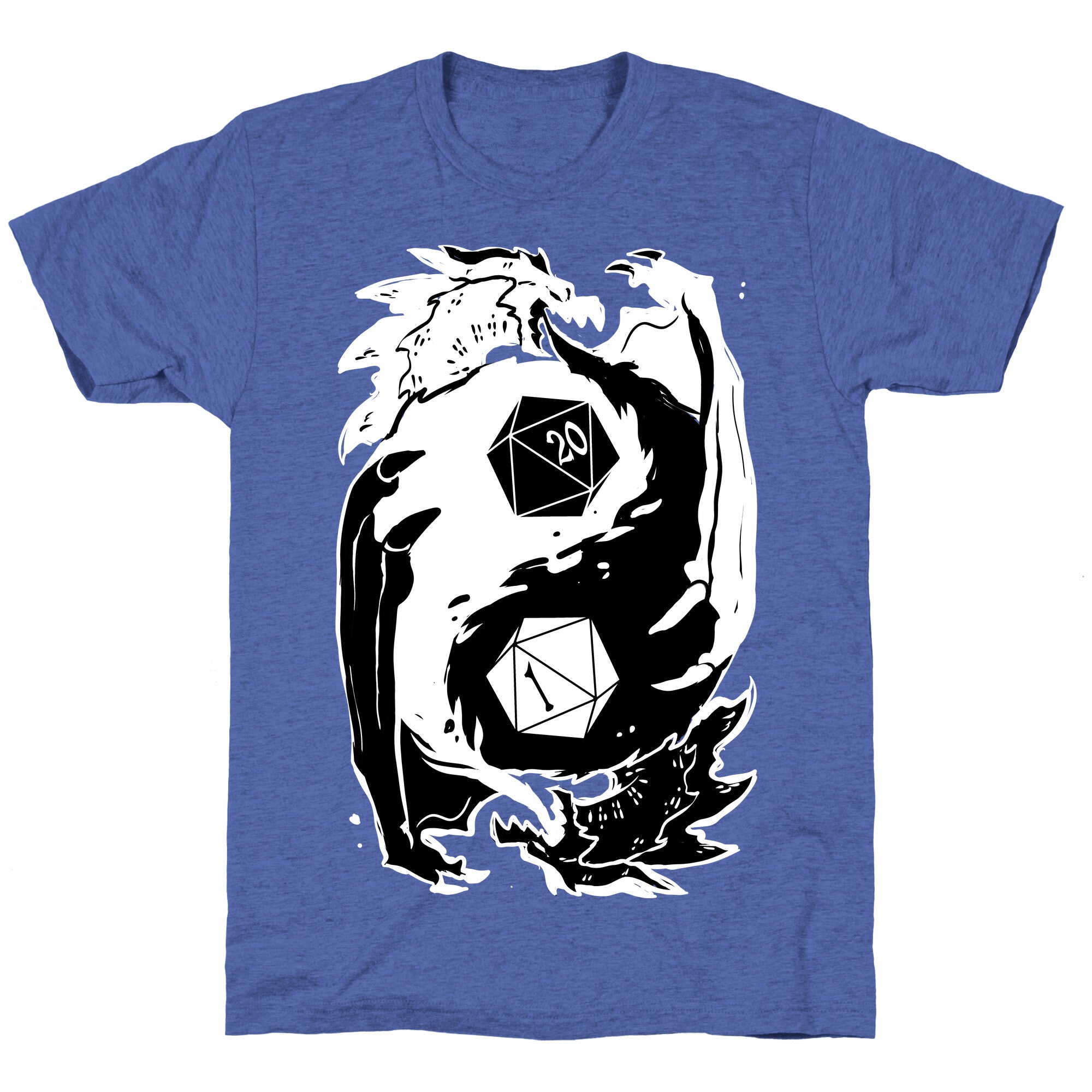 Dungeons and Dragons Yin Yang Unisex Triblend Tee