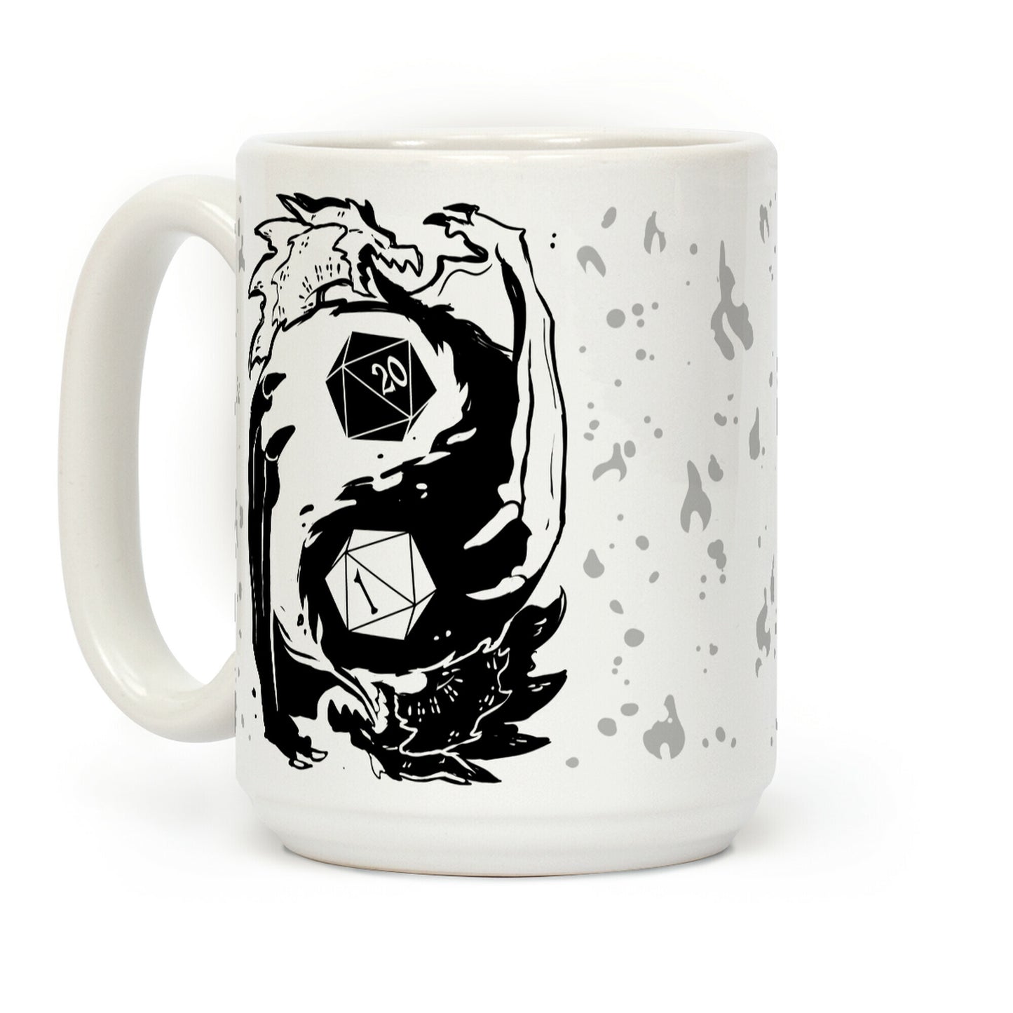 Dungeons and Dragons Yin Yang Coffee Mug