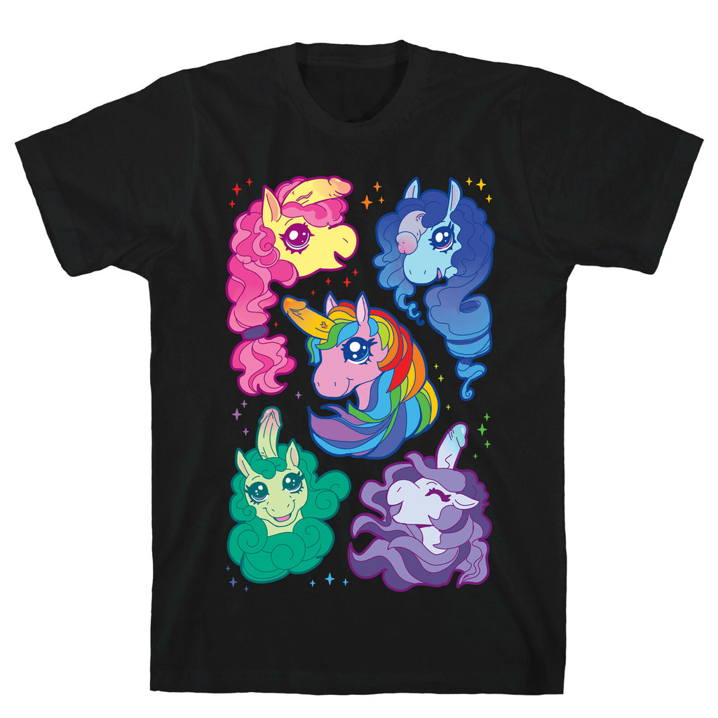Unicorn Penis Pattern T-Shirt