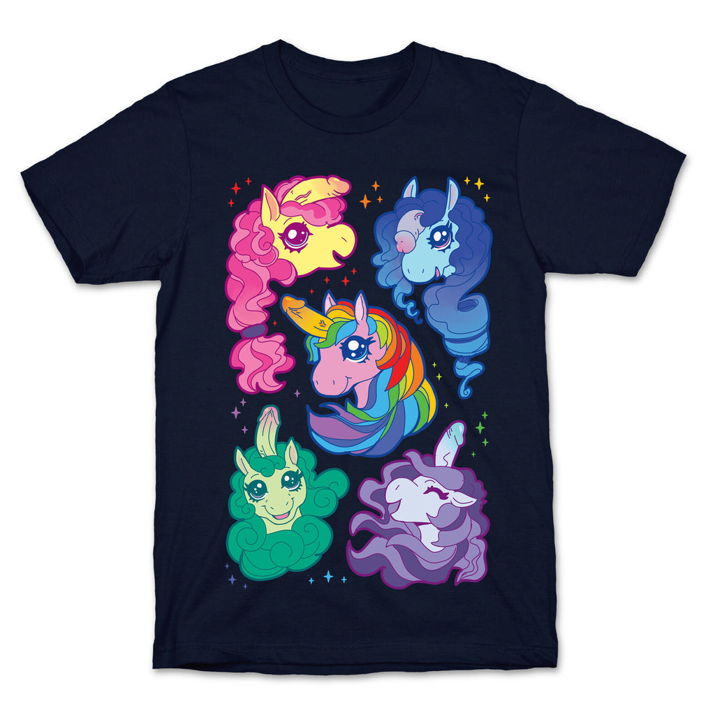 Unicorn Penis Pattern T-Shirt