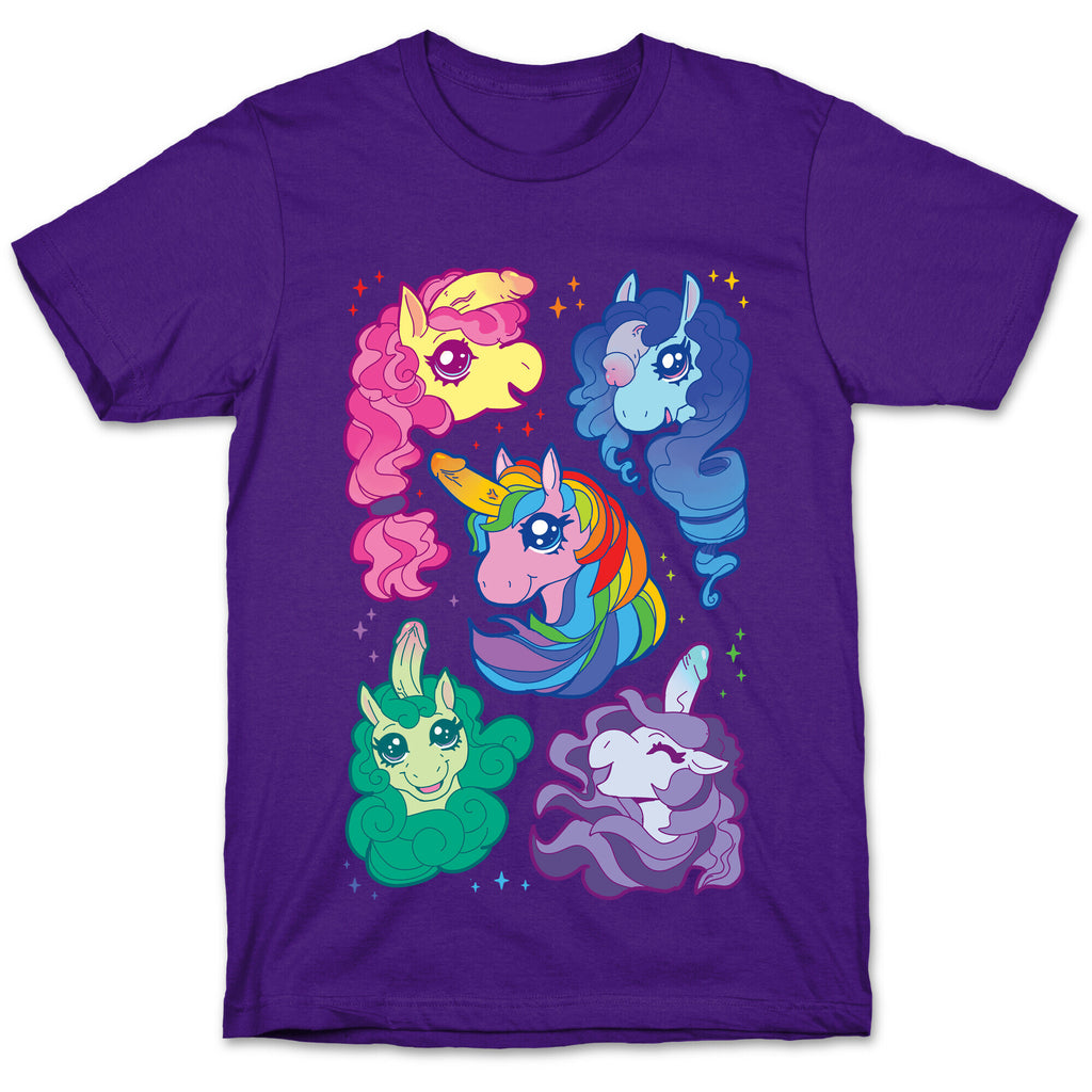 Unicorn Penis Pattern T-Shirt