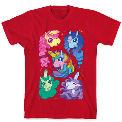 Unicorn Penis Pattern T-Shirt