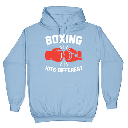 Boxing Hits Different Hoodie