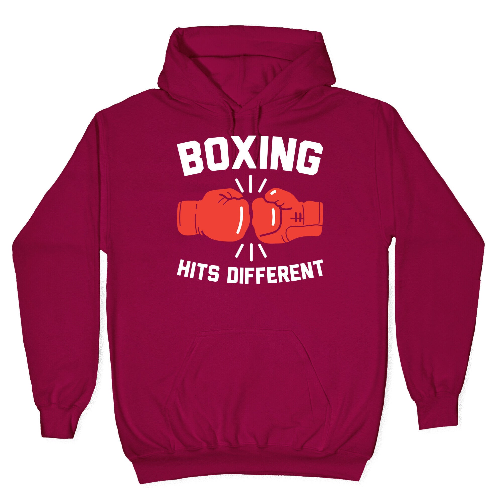 Boxing Hits Different Hoodie