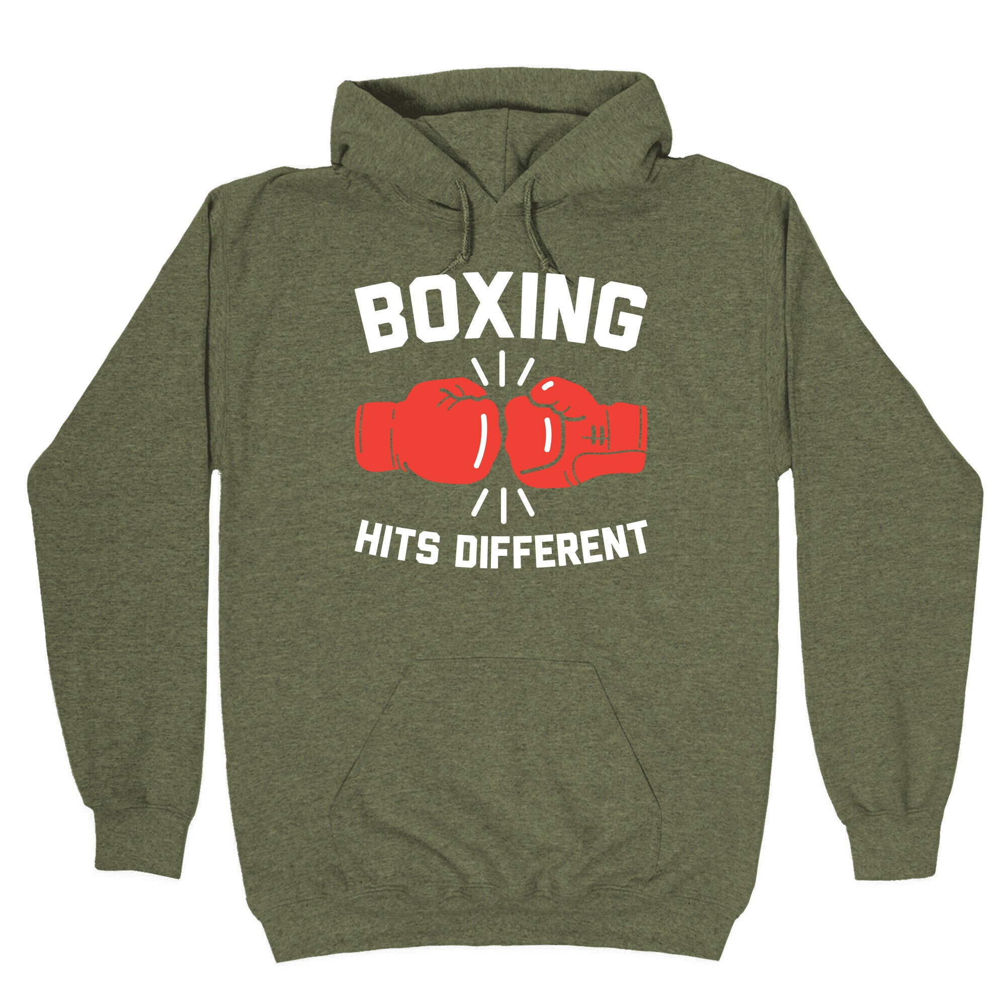 Boxing Hits Different Hoodie