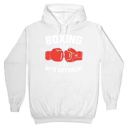Boxing Hits Different Hoodie