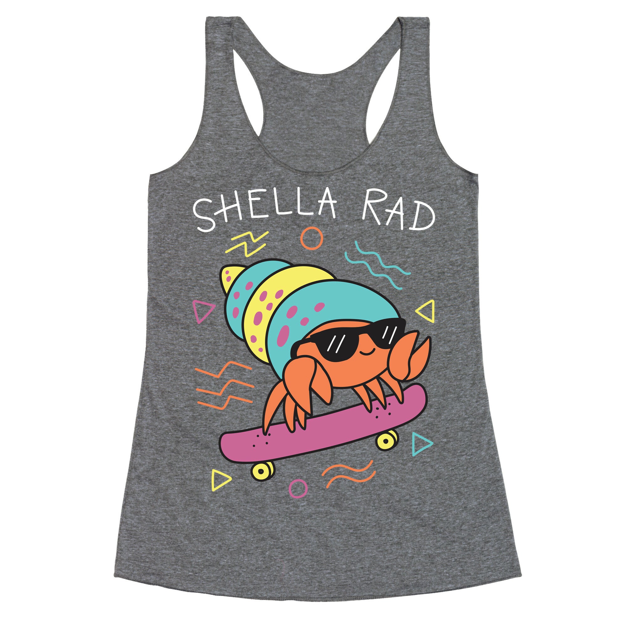 Shella Rad Crab Racerback Tank