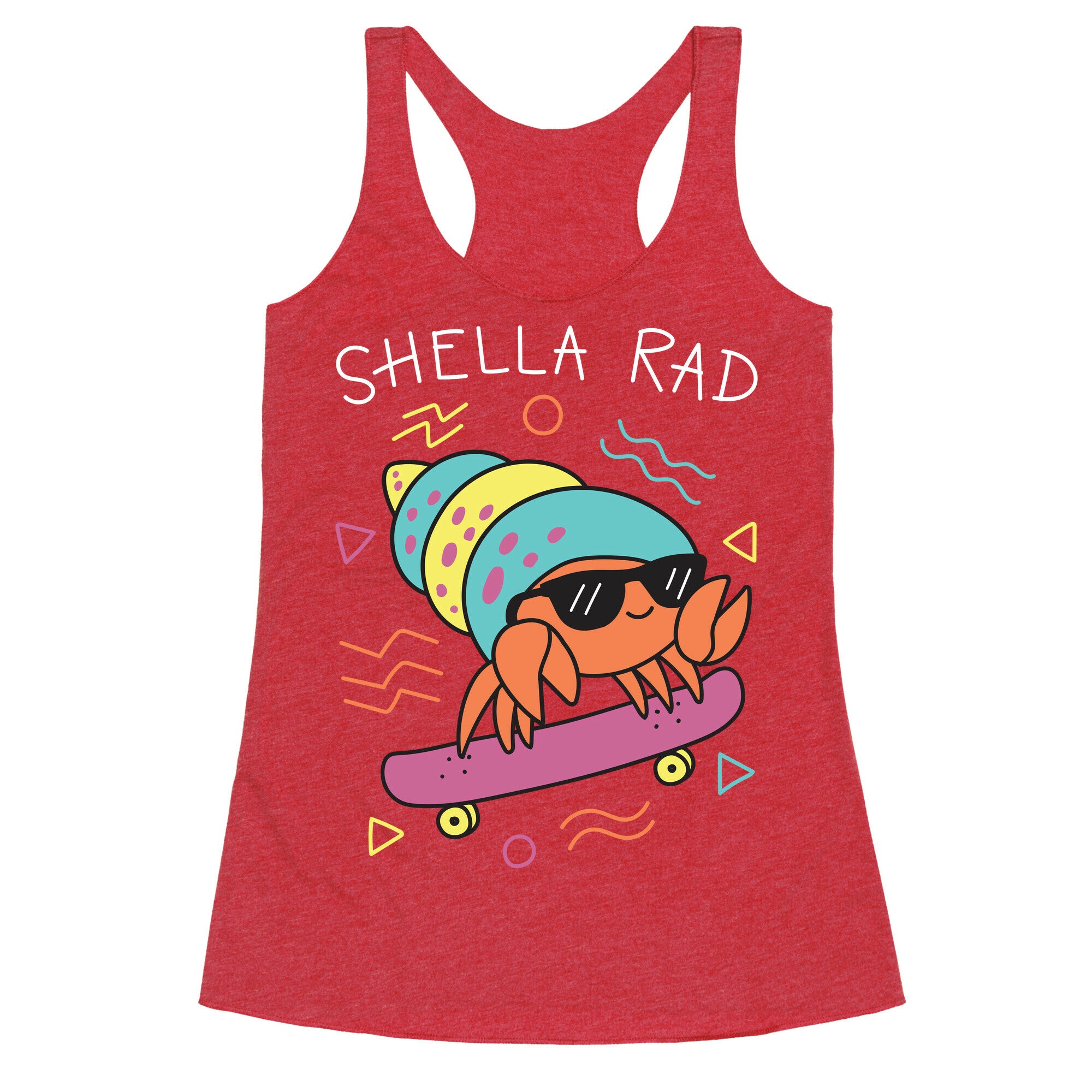 Shella Rad Crab Racerback Tank