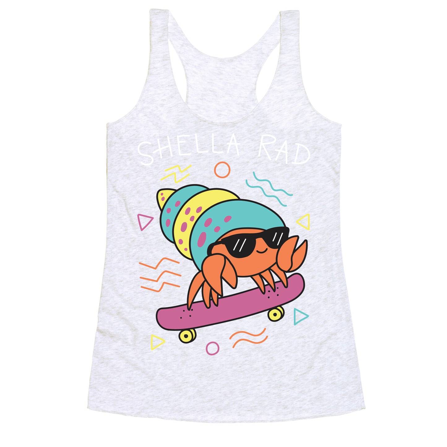 Shella Rad Crab Racerback Tank