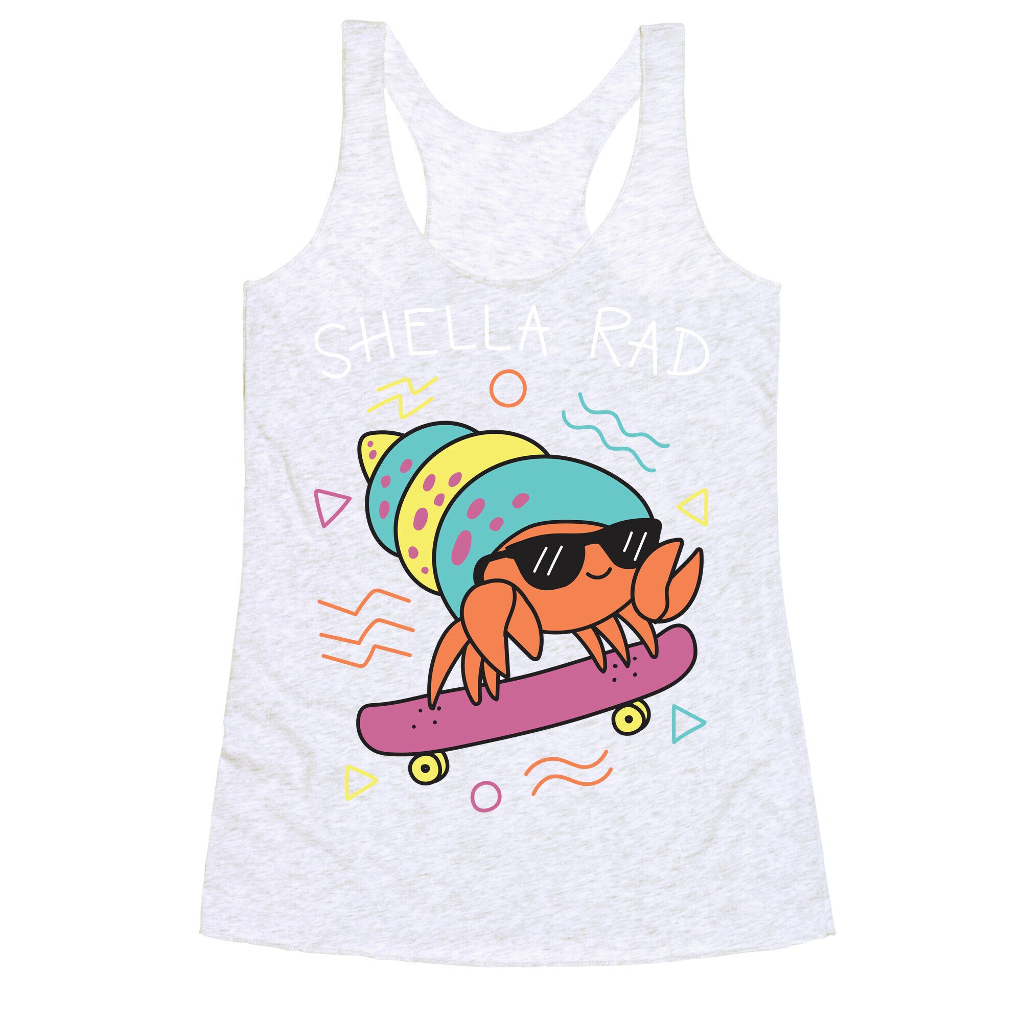Shella Rad Crab Racerback Tank