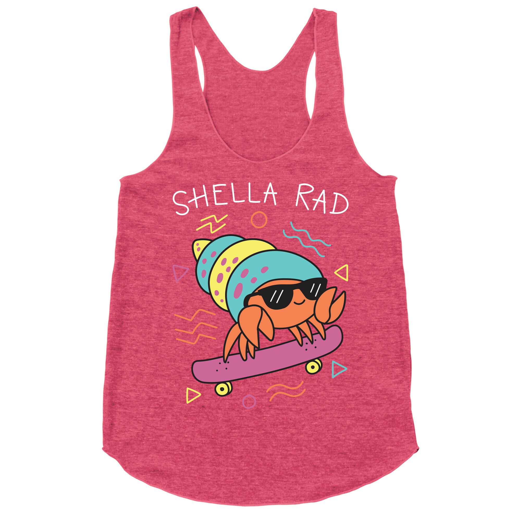 Shella Rad Crab Racerback Tank