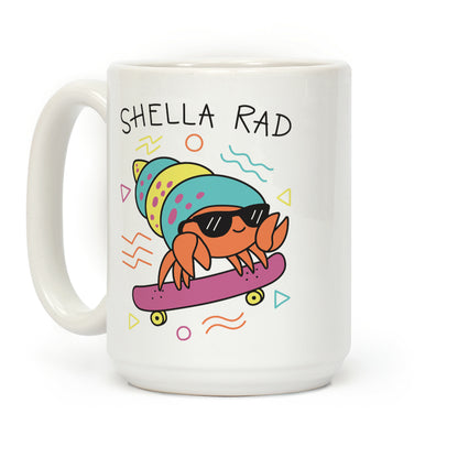 Shella Rad Crab Coffee Mug