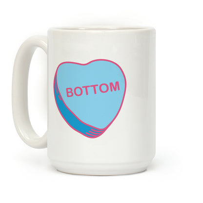 Bottom Candy Heart Coffee Mug