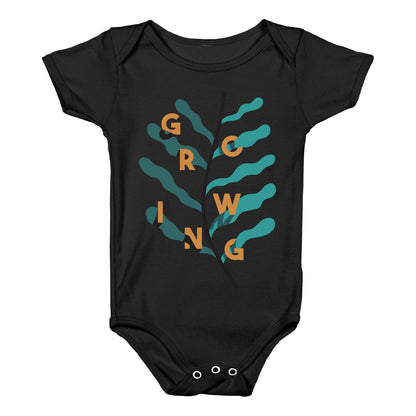 Growing Plant Frond Baby One Piece