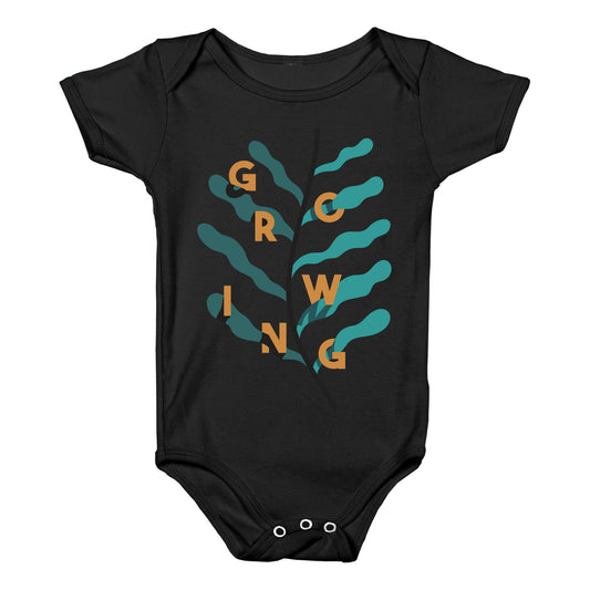 Growing Plant Frond Baby One Piece