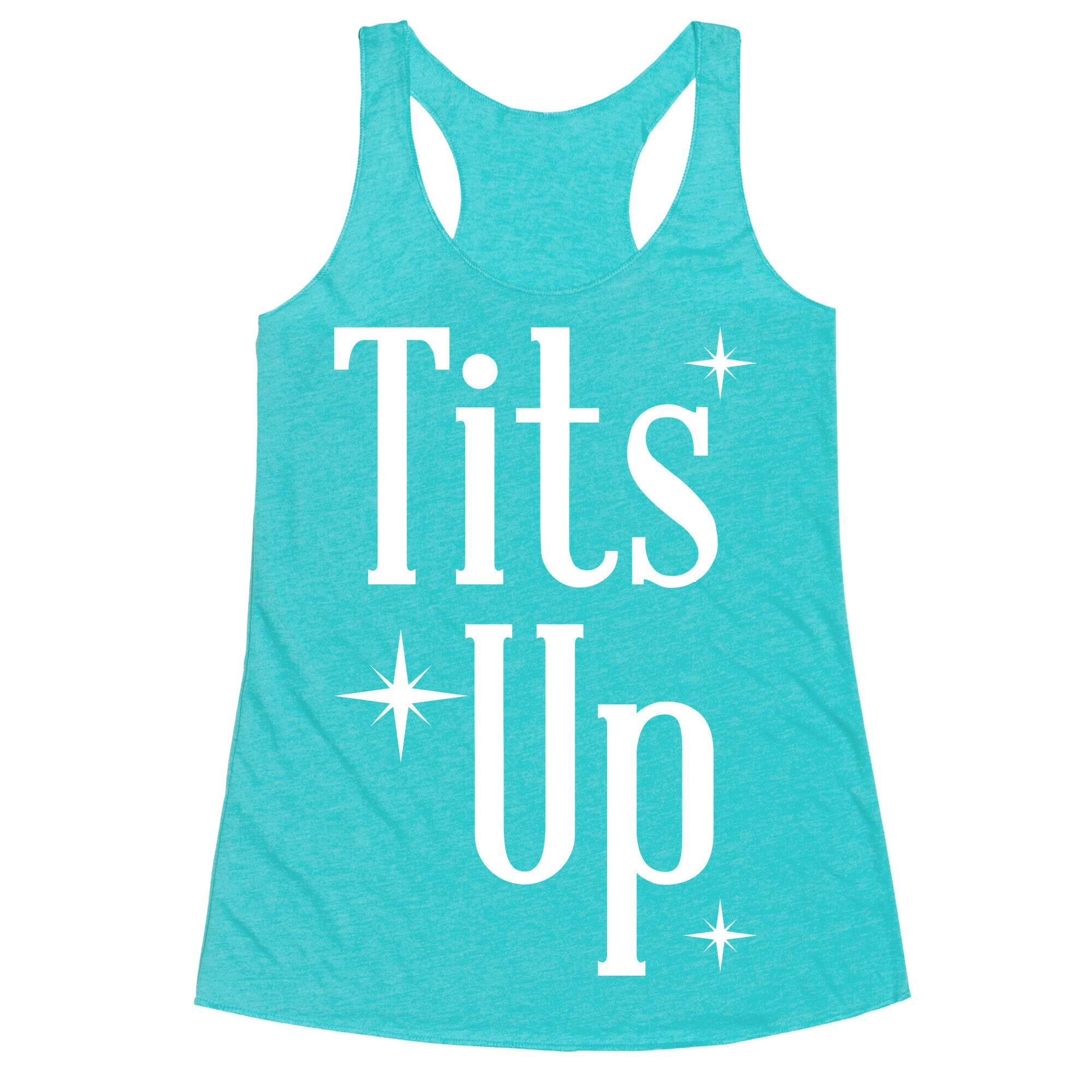 Tits Up Racerback Tank
