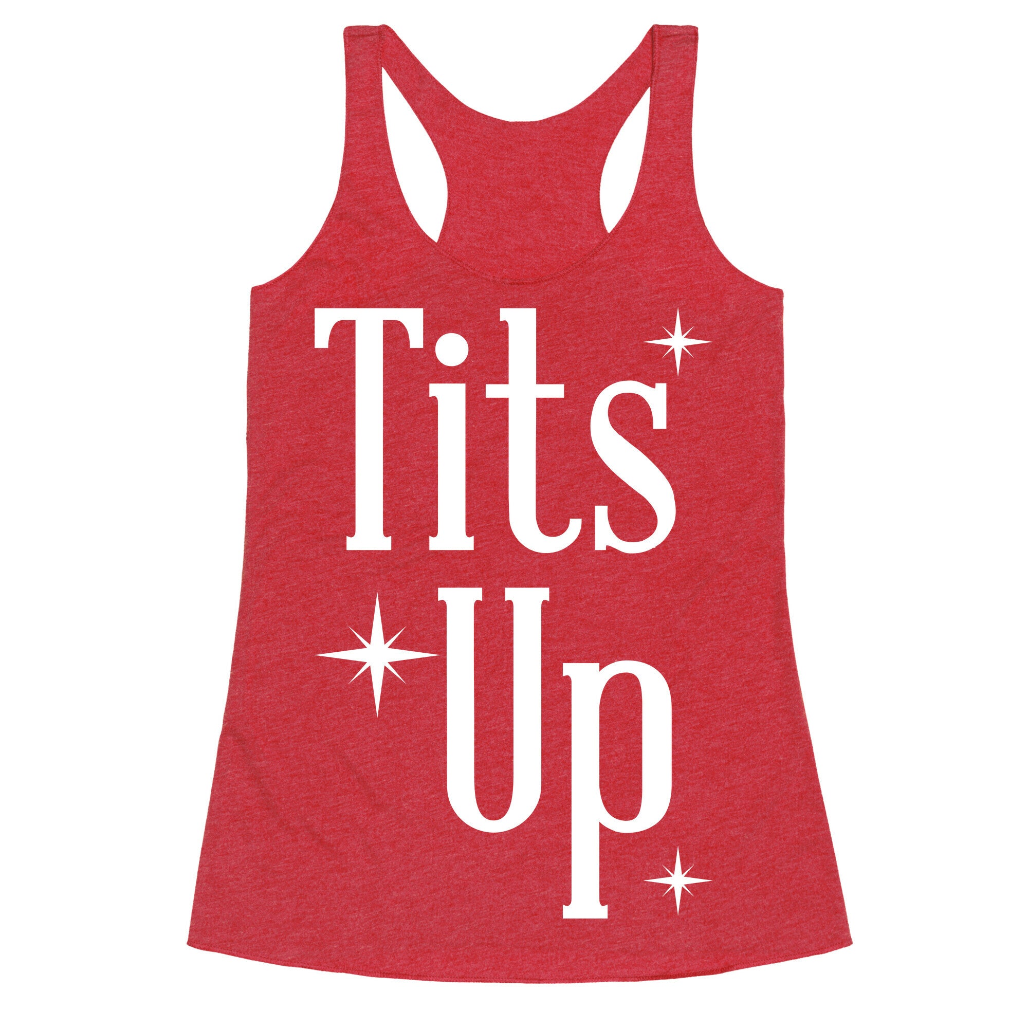Tits Up Racerback Tank