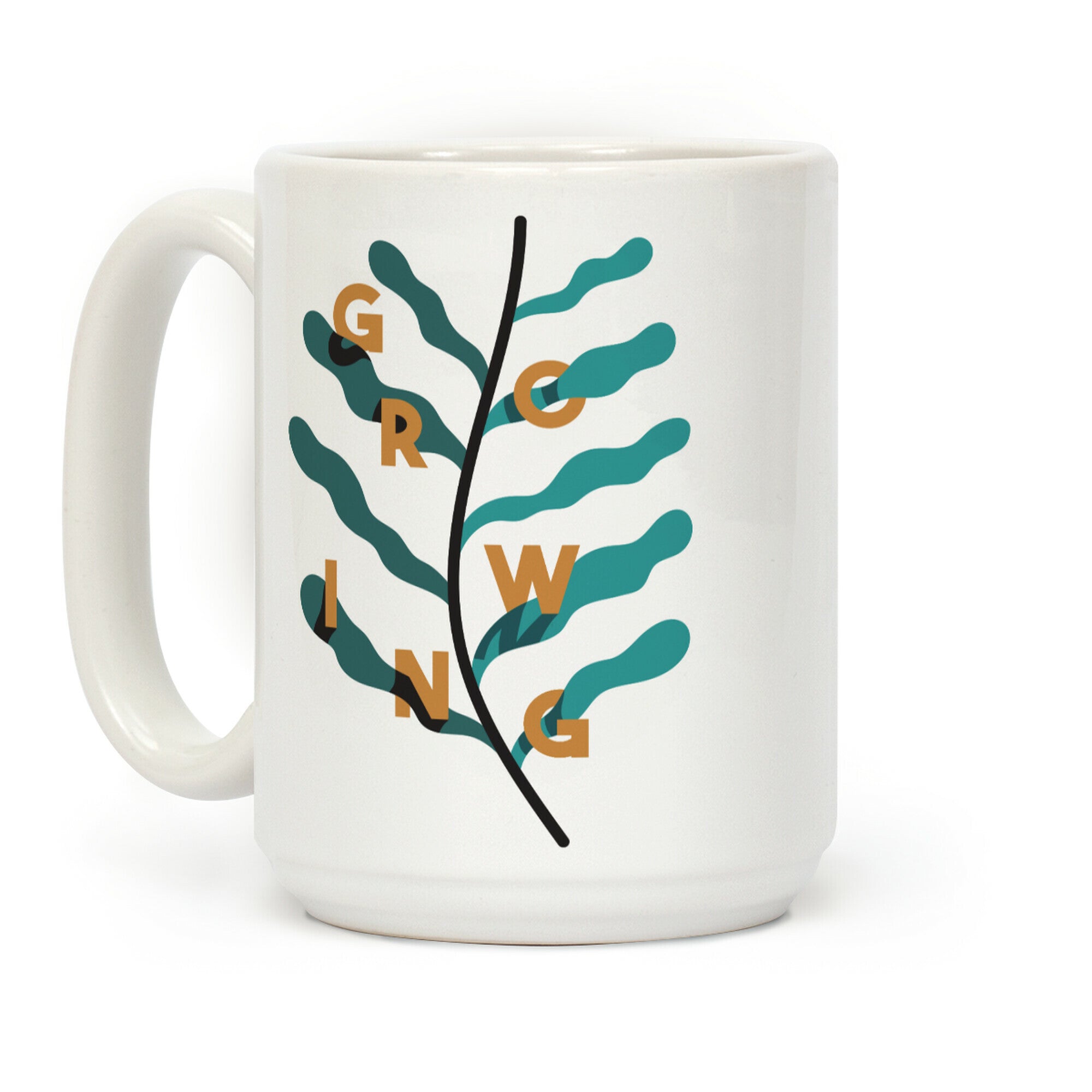 Growing Plant Frond Coffee Mug