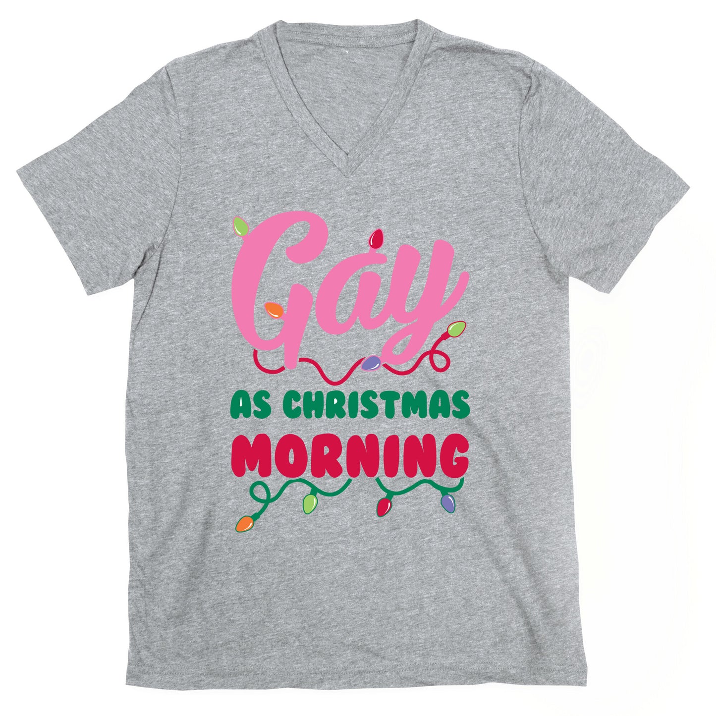 Gay As Christmas Morning V-Neck