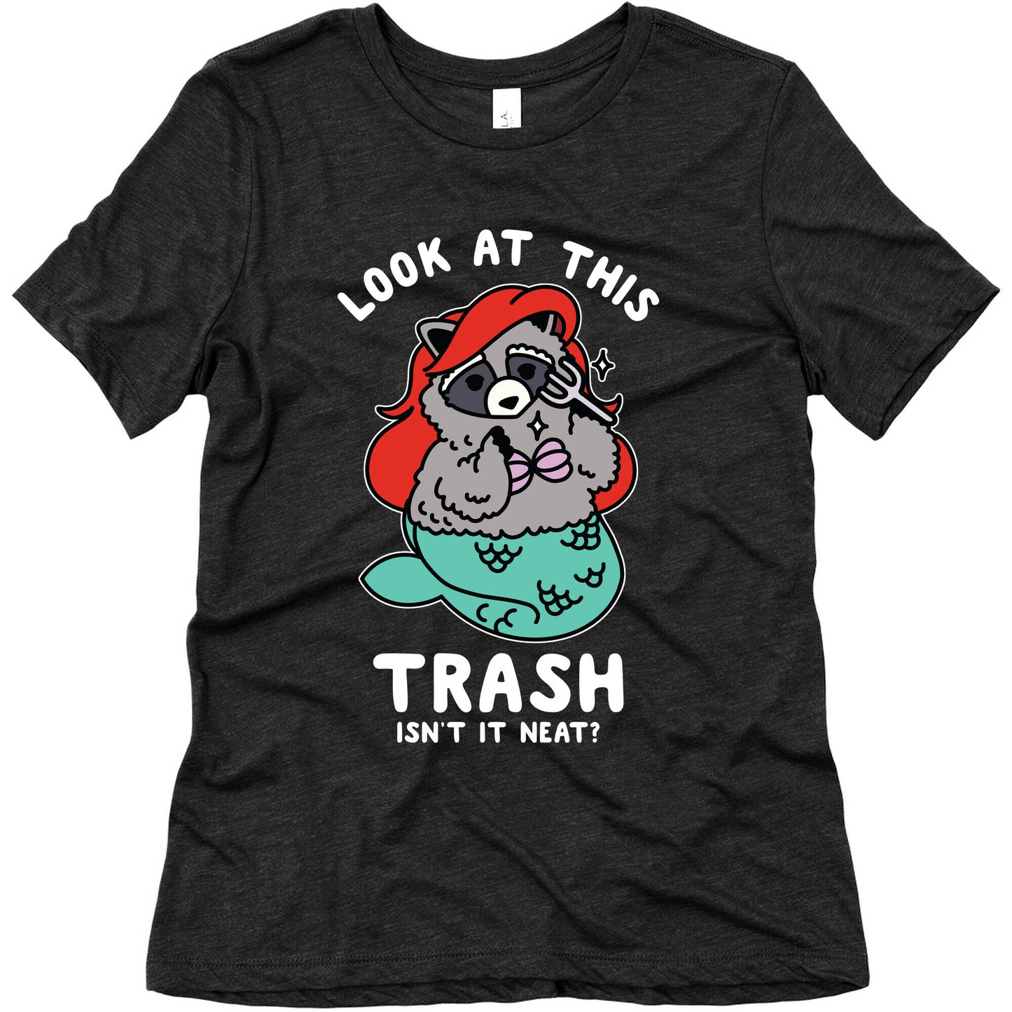 Look At This Trash Isn't It Neat? Raccoon Women's Triblend Tee