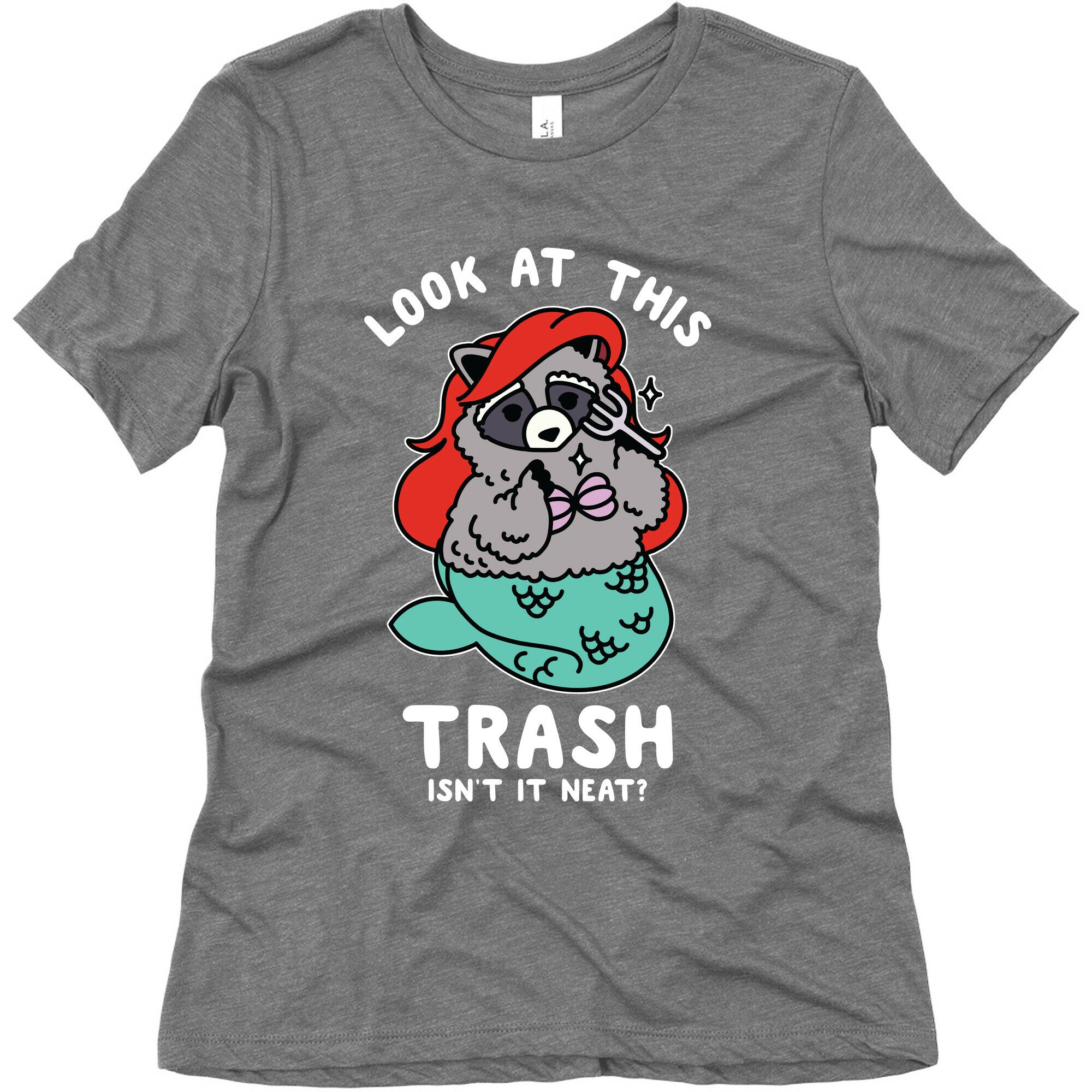 Look At This Trash Isn't It Neat? Raccoon Women's Triblend Tee