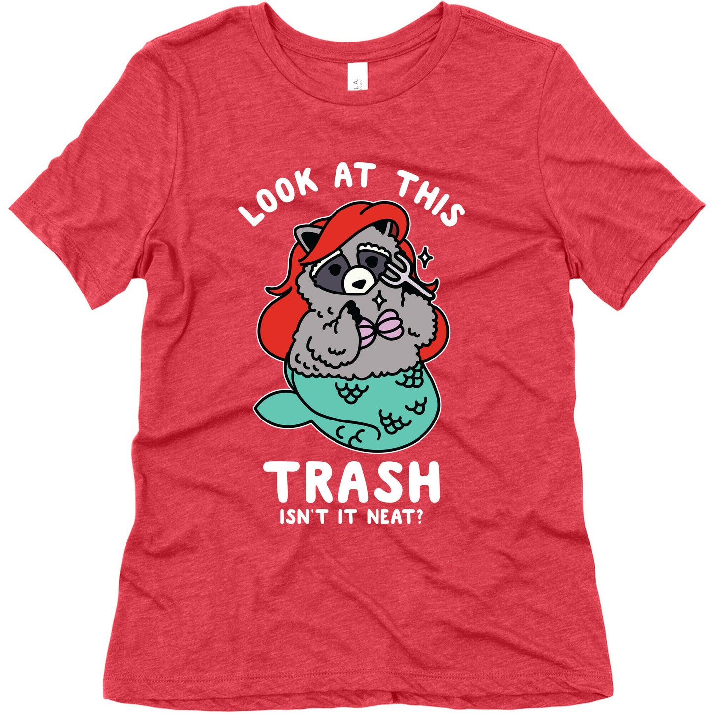 Look At This Trash Isn't It Neat? Raccoon Women's Triblend Tee