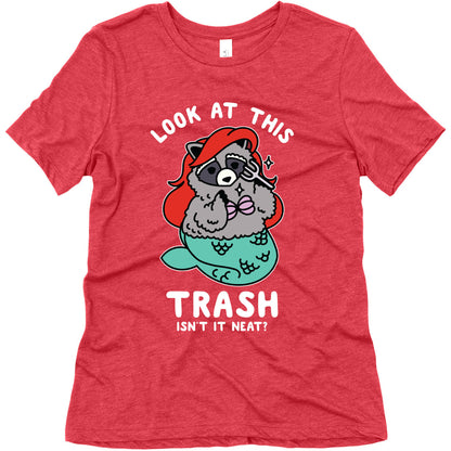 Look At This Trash Isn't It Neat? Raccoon Women's Triblend Tee