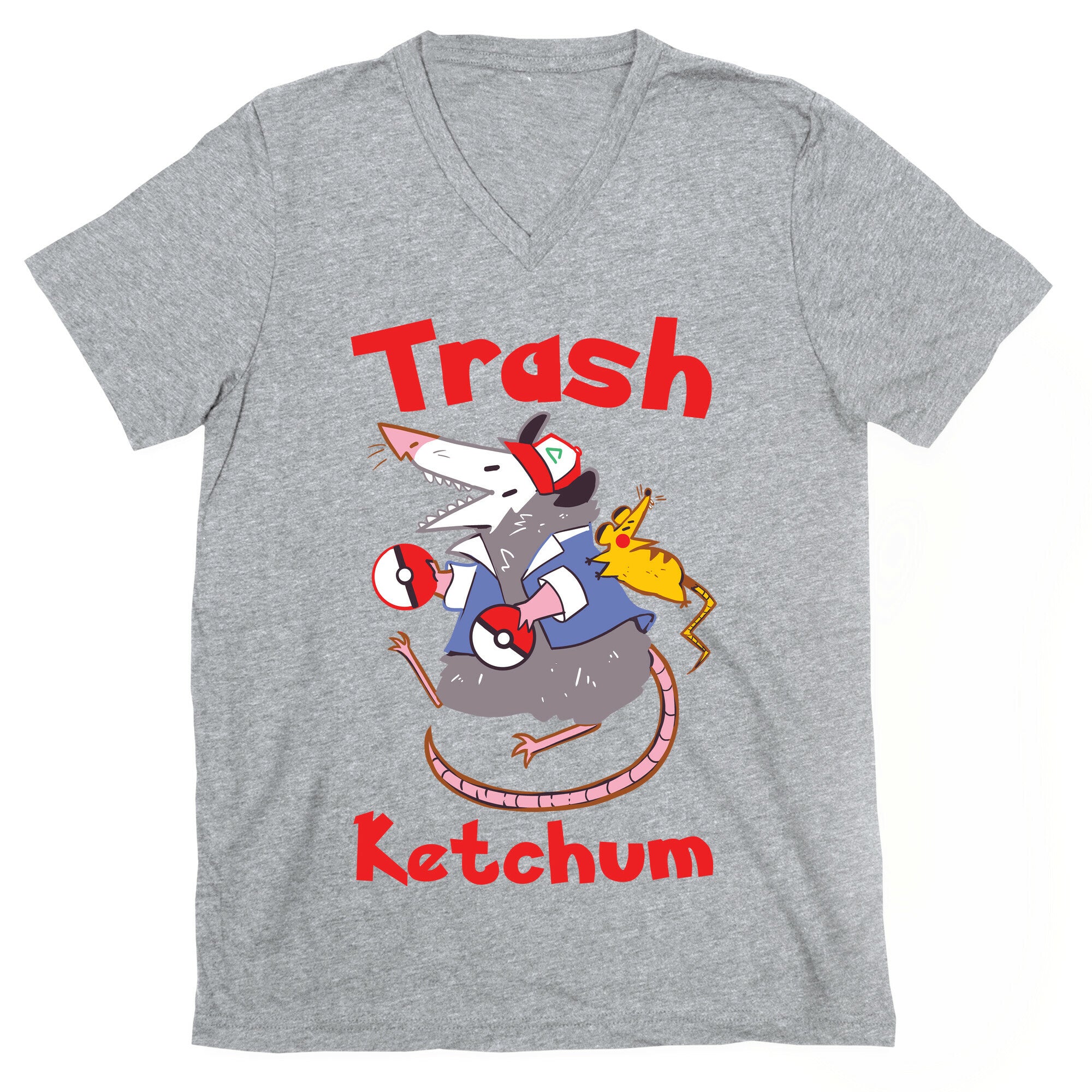 Trash Ketchum V-Neck